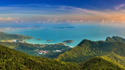 Panorama of Langkawi island, Malaysia